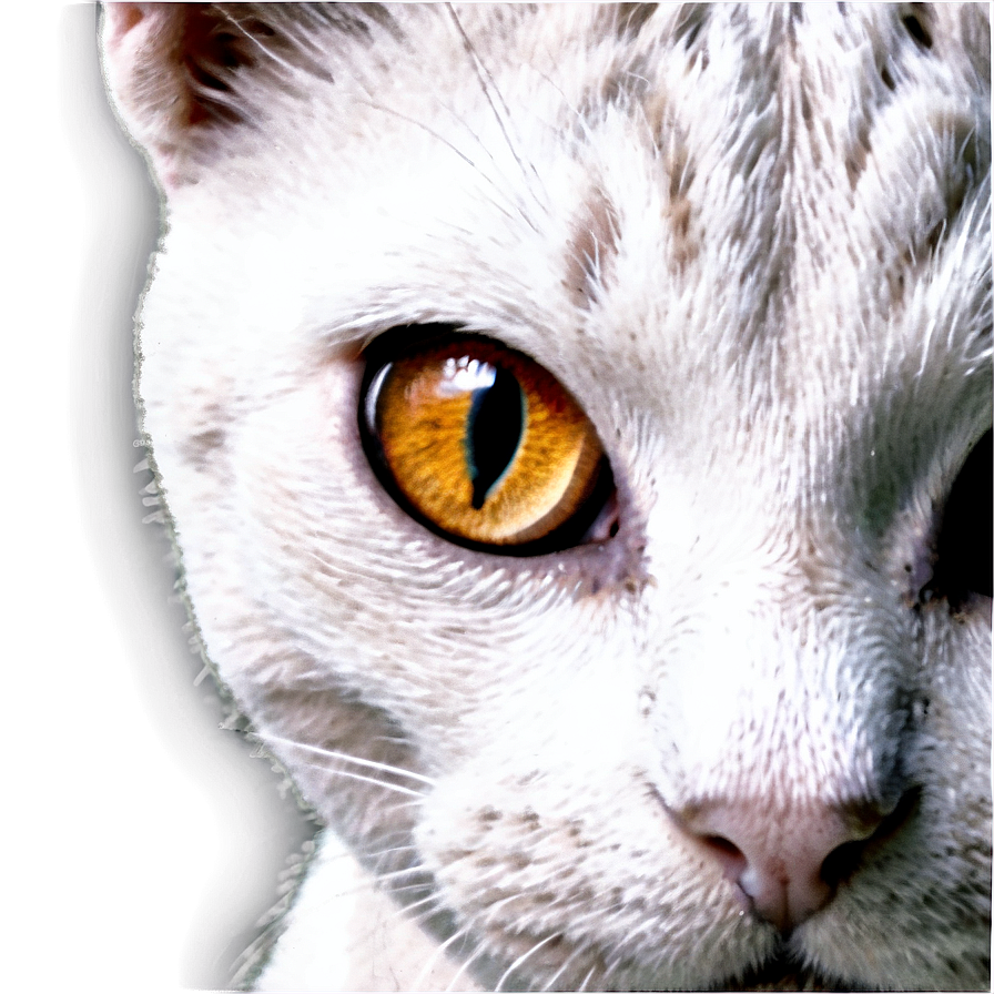 Realistic Cat Head Drawing Png Dbu80 PNG Image