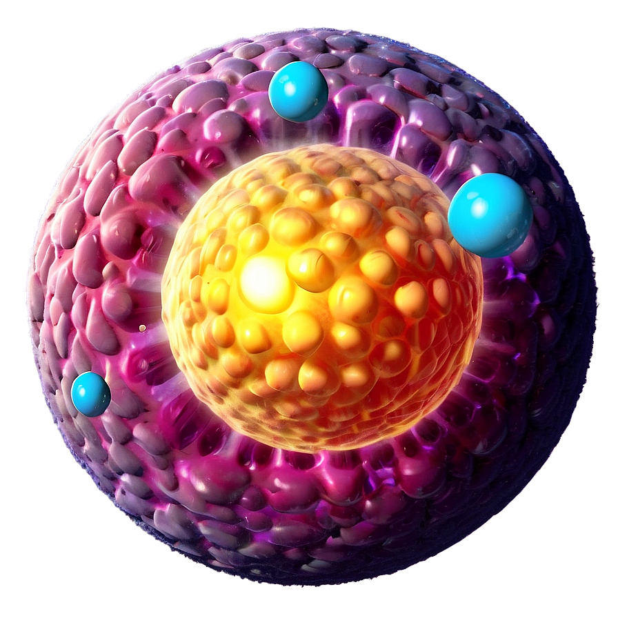 Realistic Cell Nucleus Png Clg PNG Image