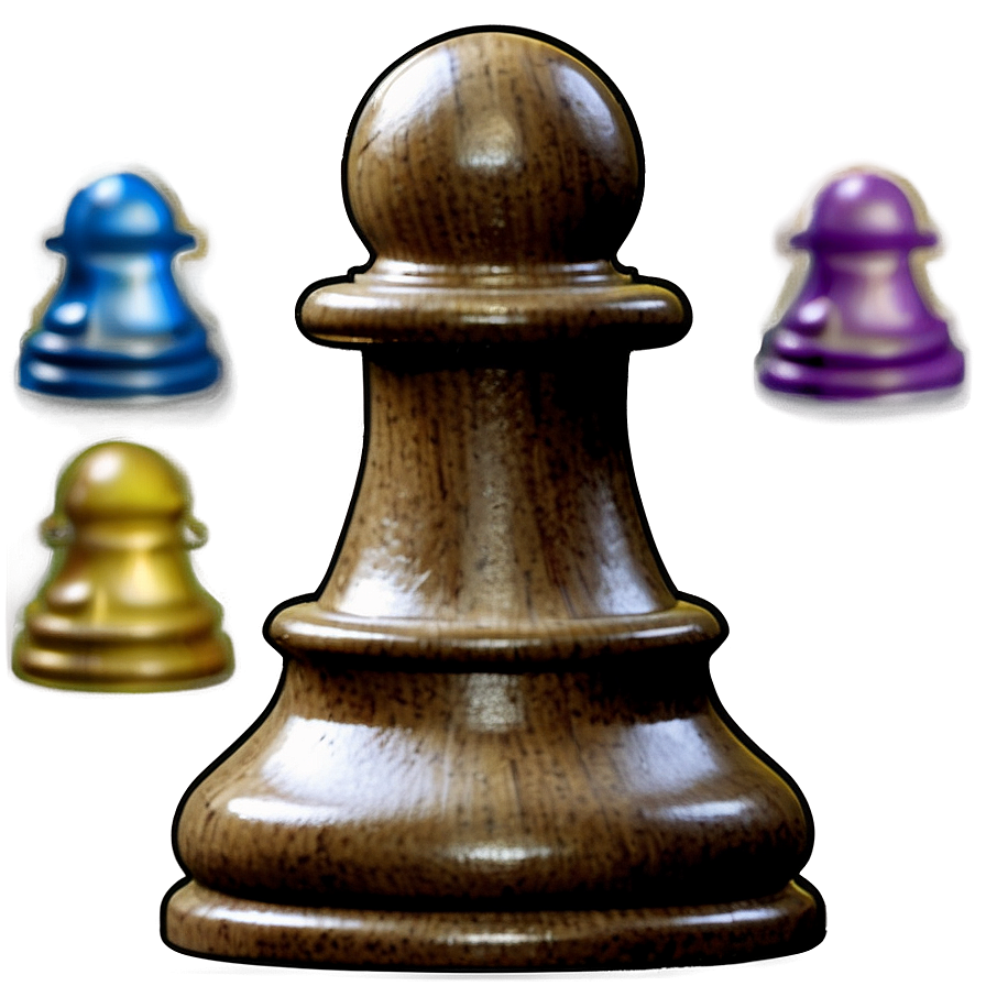 Realistic Chess Pawn Representation Png 48 PNG Image