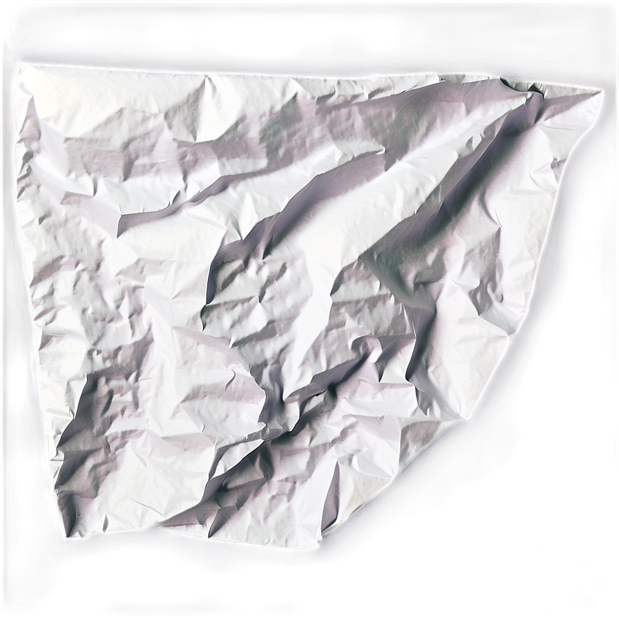 Realistic Crumpled Paper Png 05242024 PNG Image