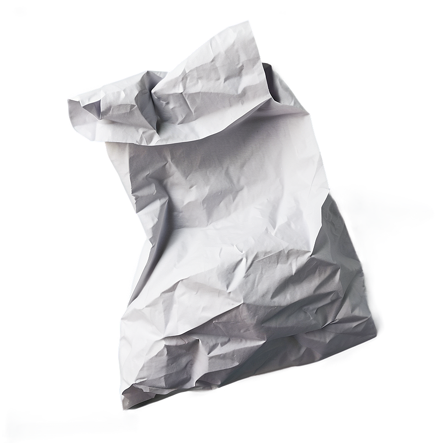 Realistic Crumpled Paper Png 05242024 PNG Image