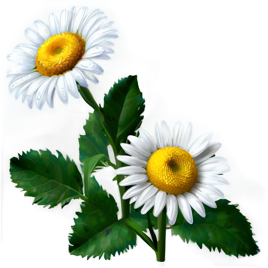 Realistic Daisy Png Oeu15 PNG Image