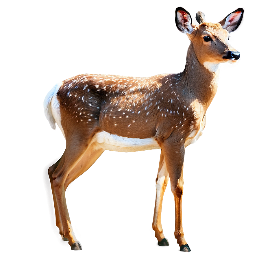 Realistic Doe Drawing Png Lsq PNG Image