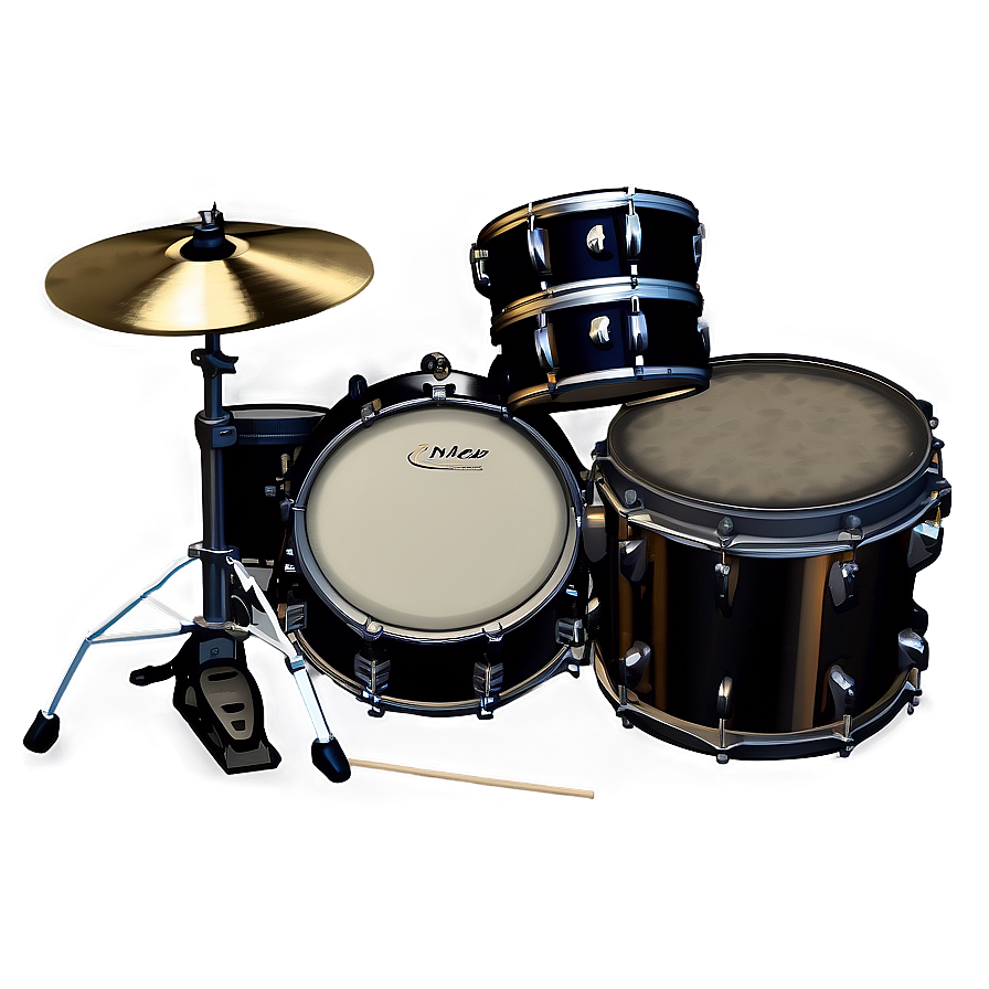 Realistic Drum Kit Png Itr8 PNG Image