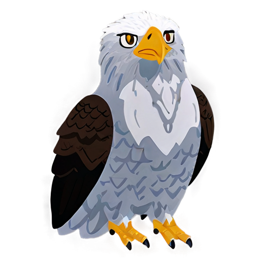 Realistic Eagle Drawing Png A PNG Image