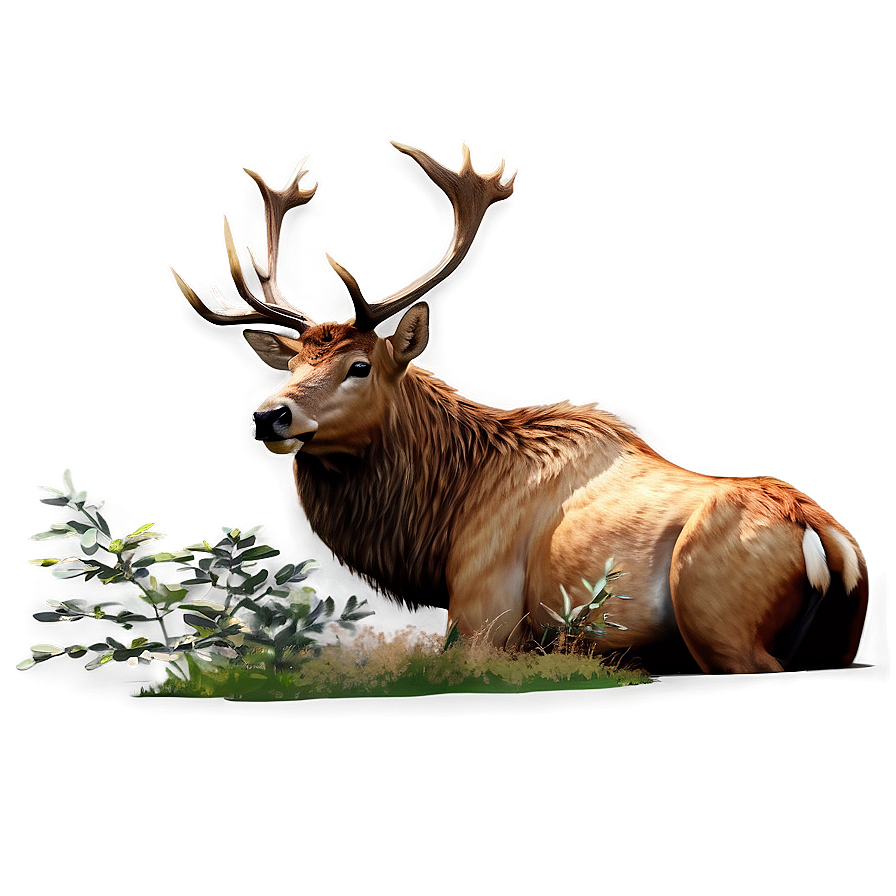 Realistic Elk Png Ofl48 PNG Image