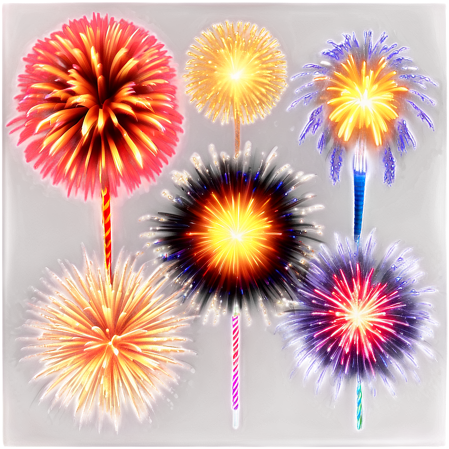 Realistic Fireworks Png 05042024 PNG Image