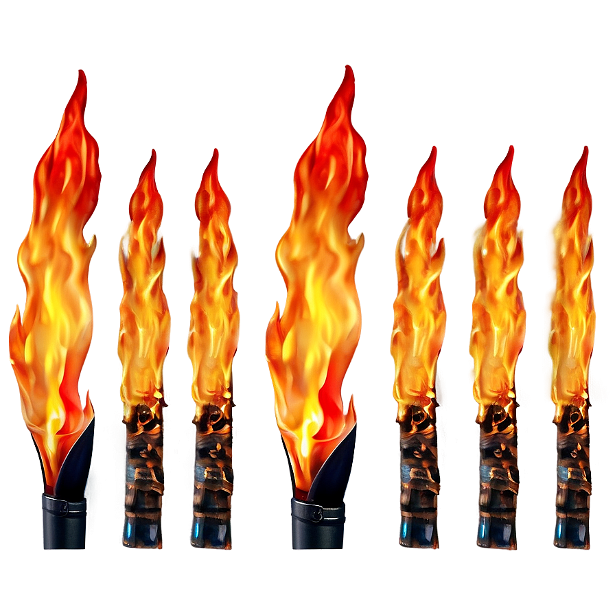 Realistic Flame Png C PNG Image