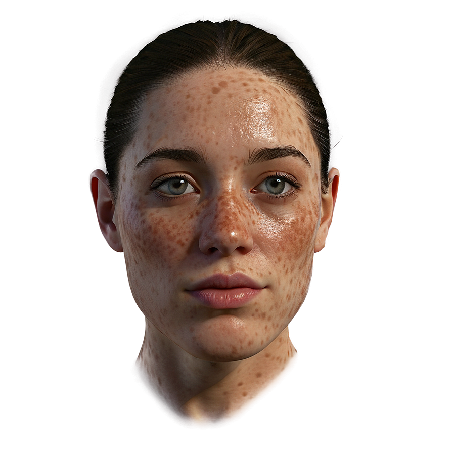 Realistic Freckles Texture Png 91 PNG Image