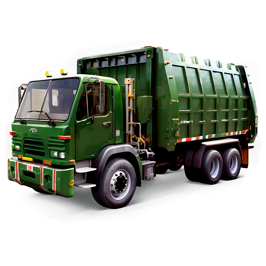 Realistic Garbage Truck Png Rfo PNG Image