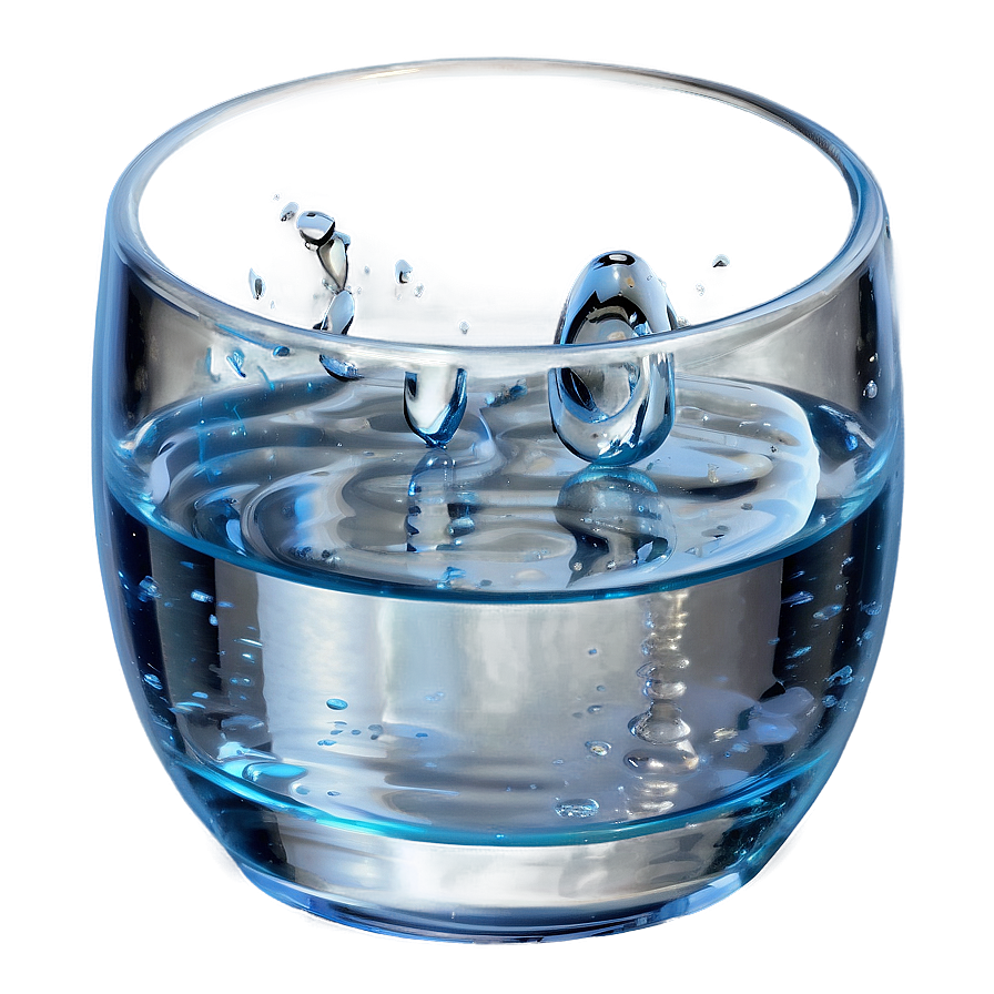 Realistic Glass Of Water Png Yit89 PNG Image