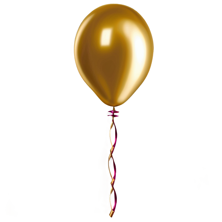 Realistic Gold Balloons Png Jly PNG Image