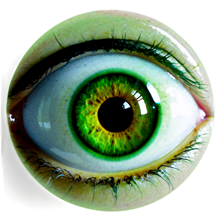 Realistic Green Eye Drawing Png Vnk PNG Image