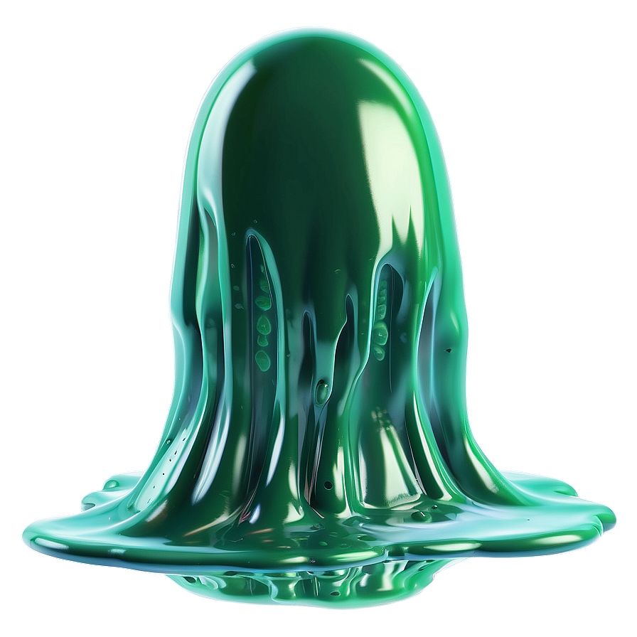 Realistic Green Slime Png Iir44 PNG Image