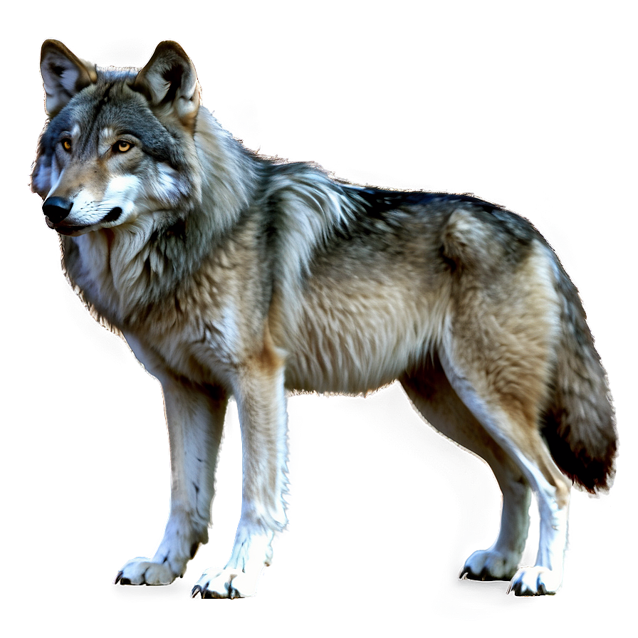 Realistic Grey Wolf Png Foe68 PNG Image