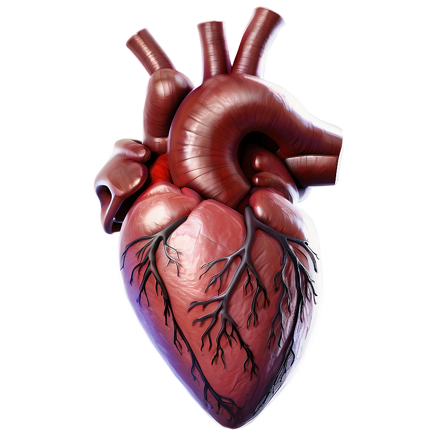 Realistic Human Heart Png Cwh PNG Image