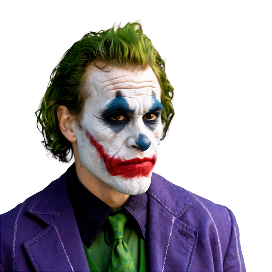 Realistic Joker Makeup Effect Png 06272024 PNG Image