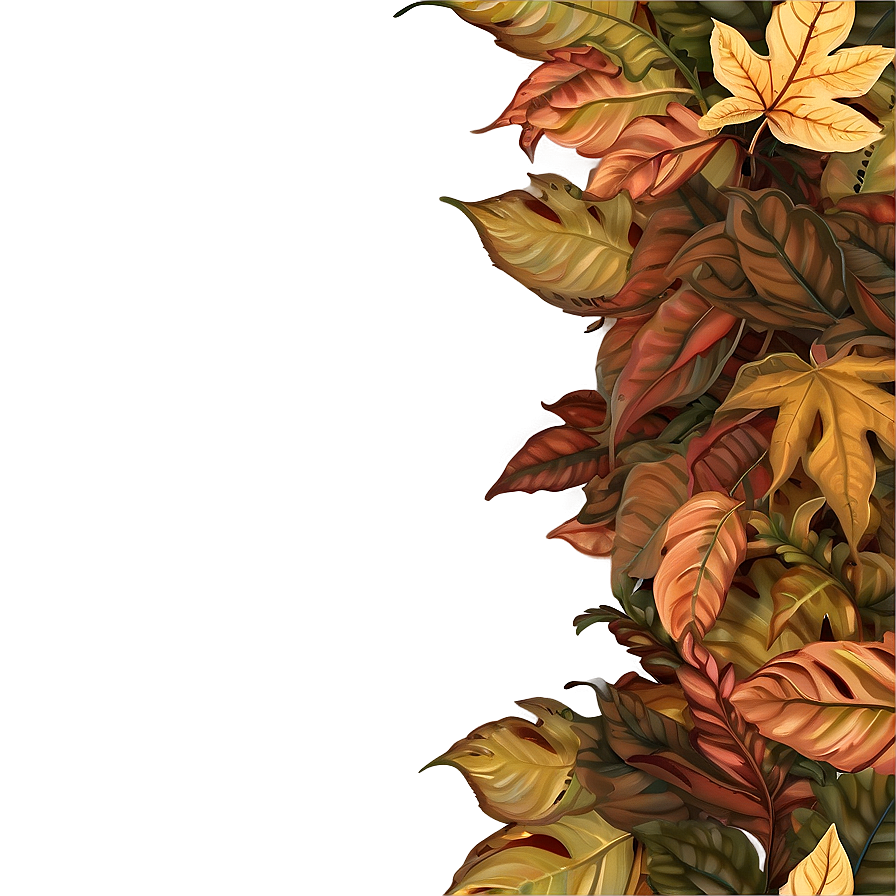 Realistic Leaf Pile Png Ajb PNG Image