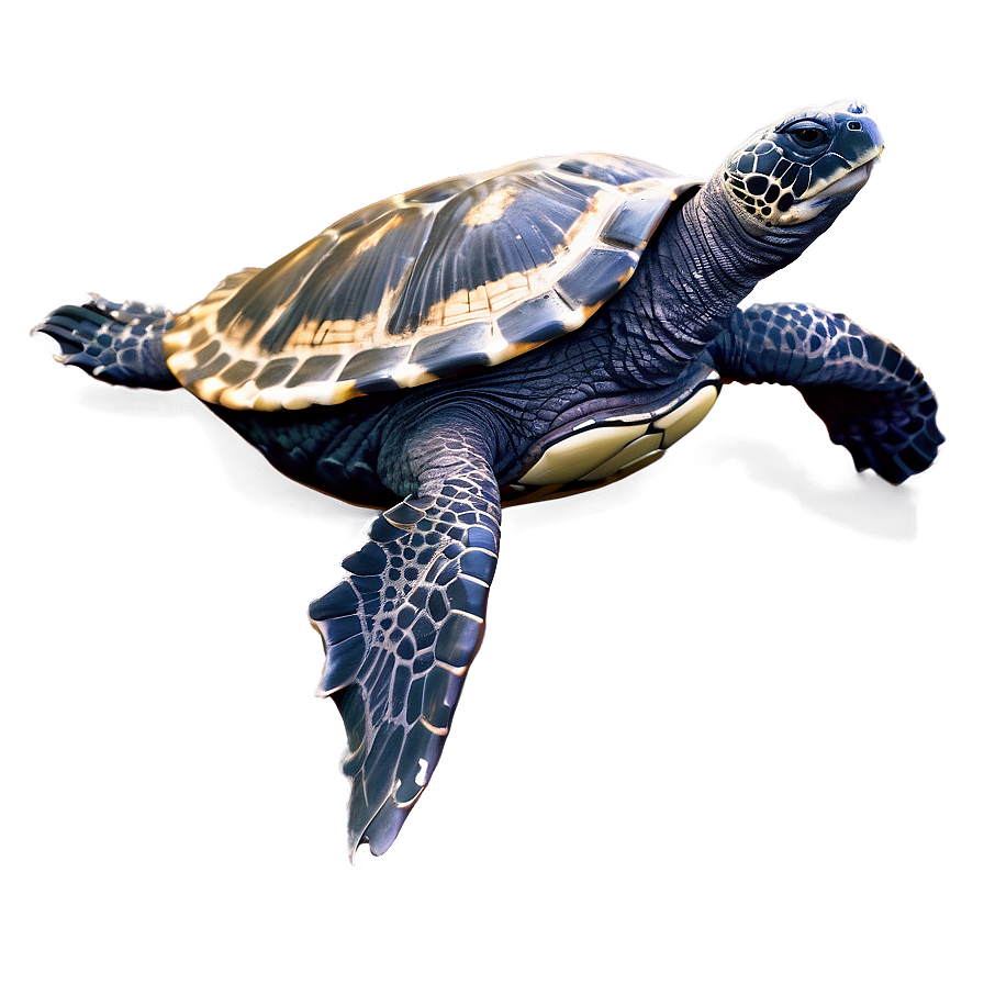 Realistic Leatherback Turtle Illustration Png 06292024 PNG Image