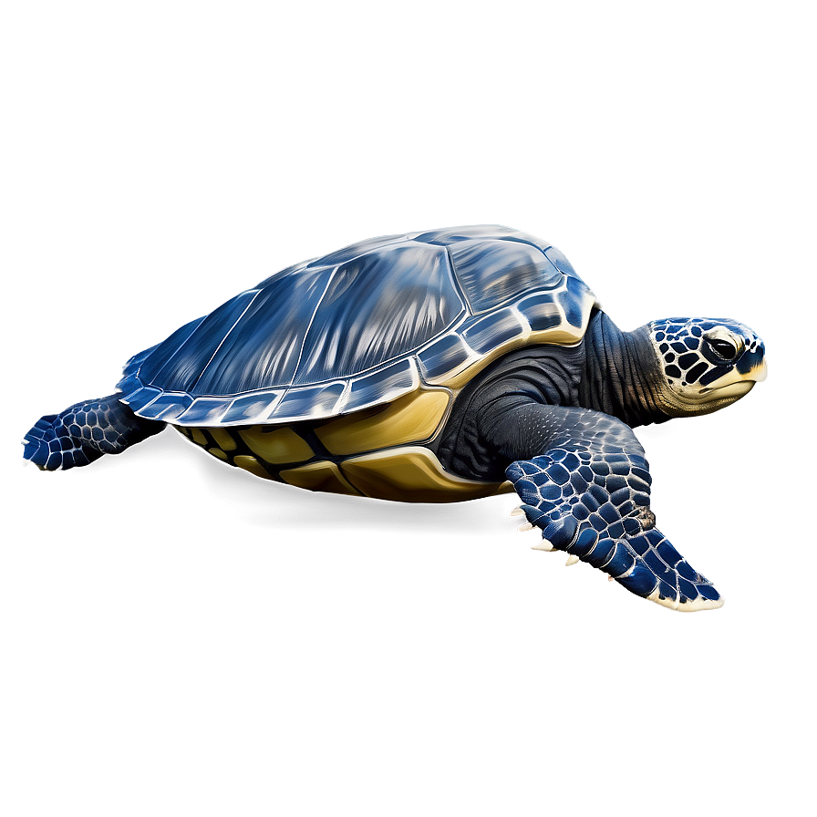 Realistic Leatherback Turtle Illustration Png Num PNG Image