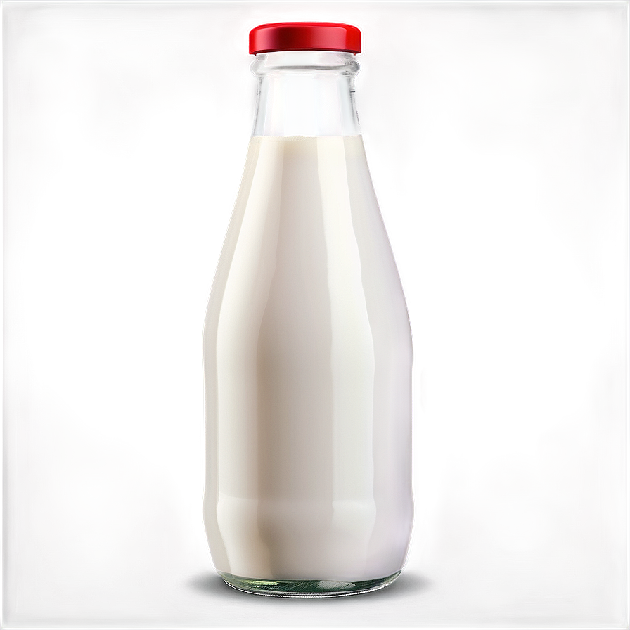 Realistic Milk Bottle Png 06212024 PNG Image