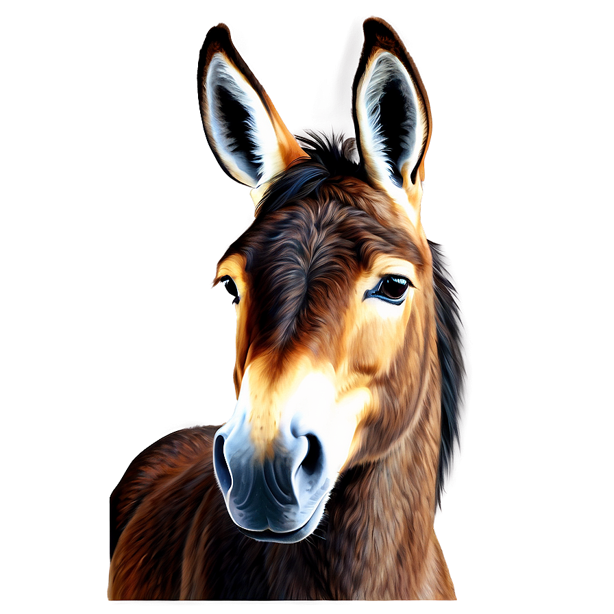 Realistic Mule Artwork Png Dil65 PNG Image