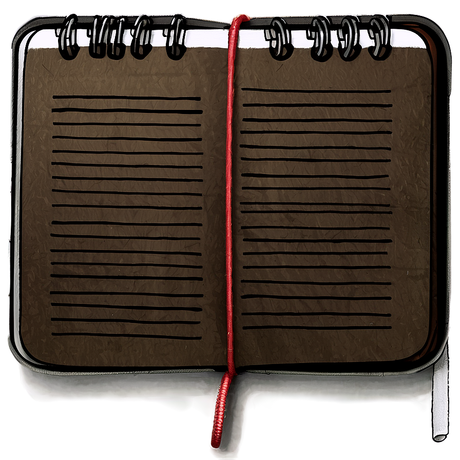 Realistic Notebook Paper Png Vde48 PNG Image