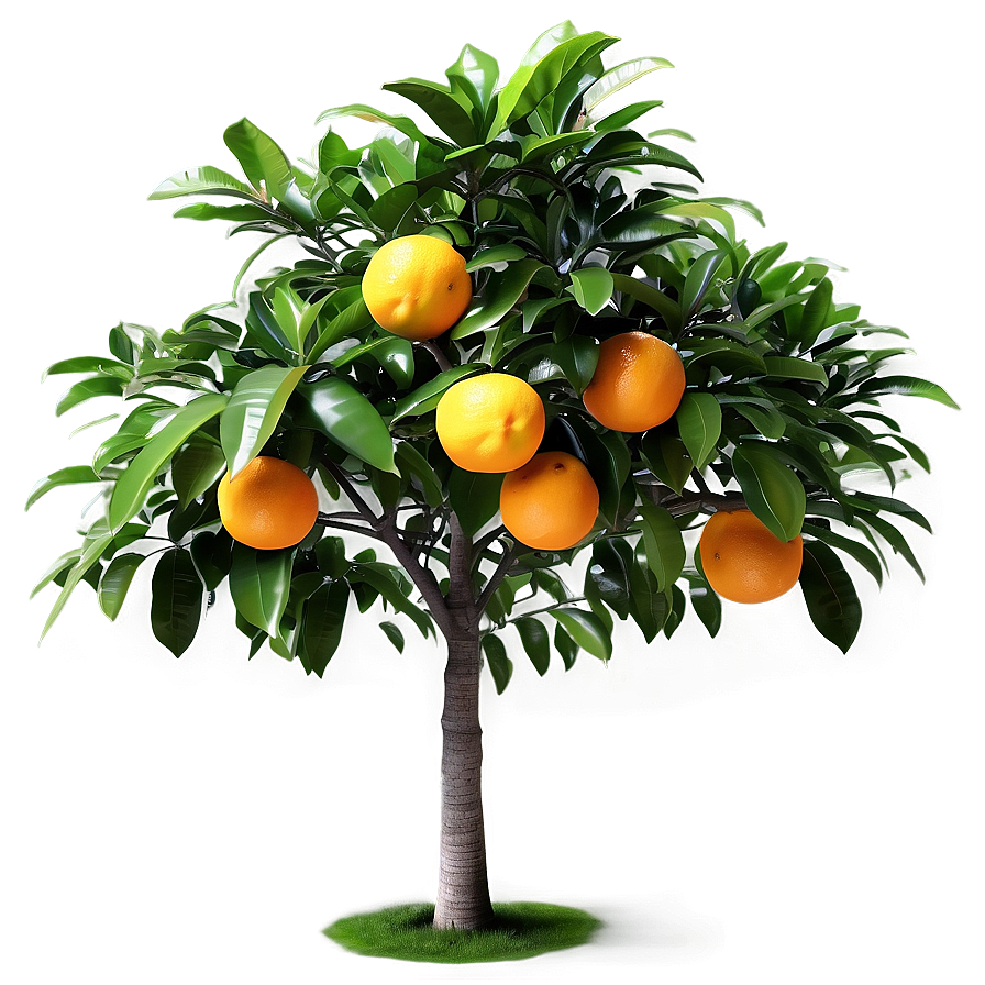 Realistic Orange Tree Png 89 PNG Image