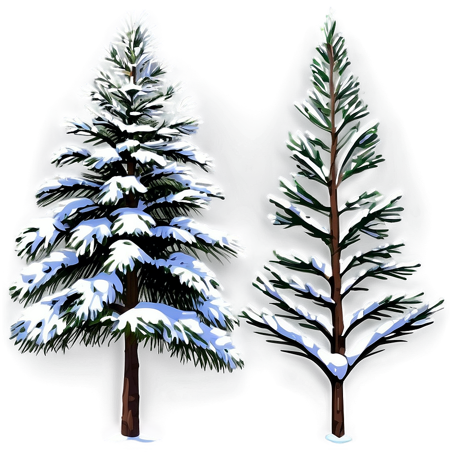 Realistic Pine Trees Png Pht PNG Image