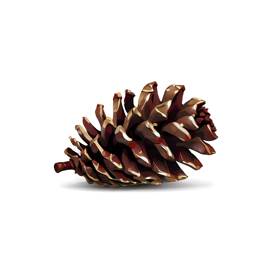 Realistic Pinecone Illustration Png 06132024 PNG Image