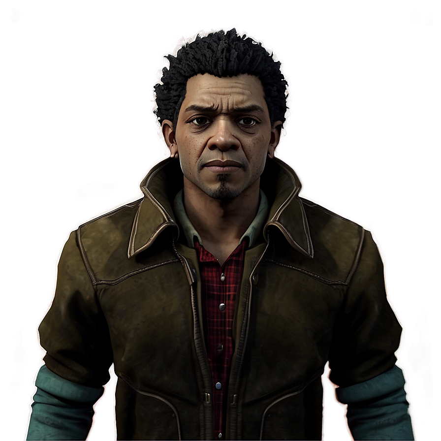 Realistic Portraitof Manin Jacket PNG Image