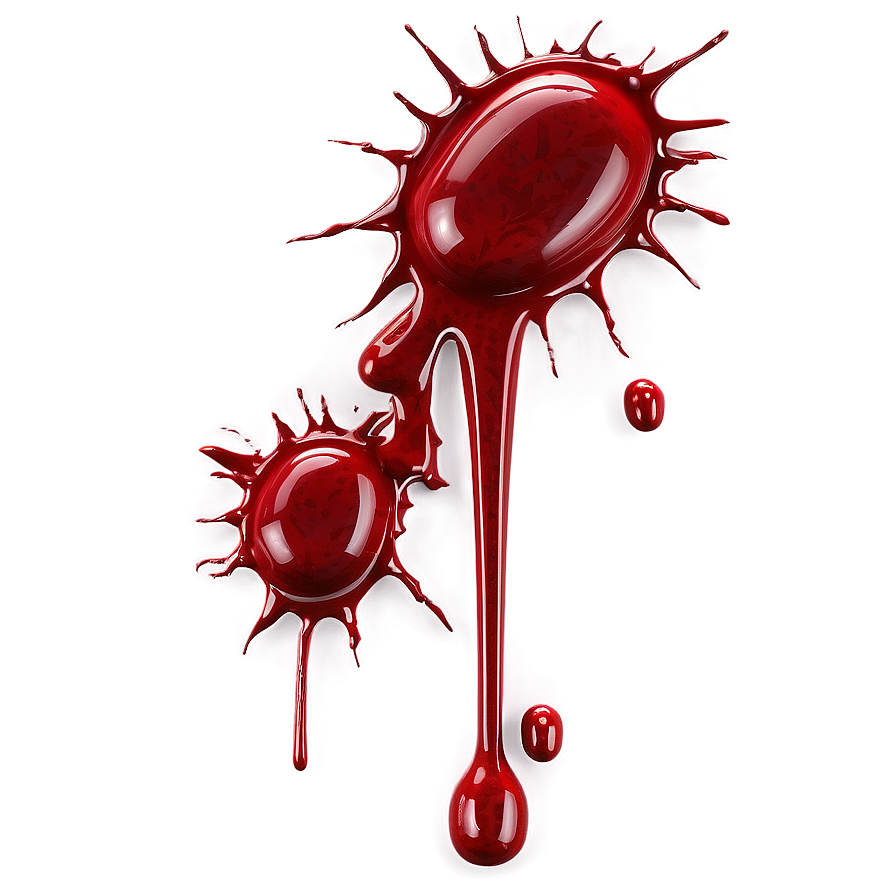 Realistic Red Blood Splatter Png Cbv29 PNG Image