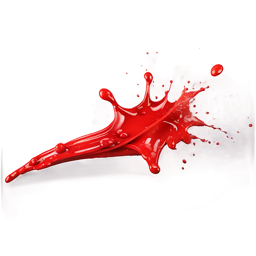 Realistic Red Splash Png Ovi33 PNG Image