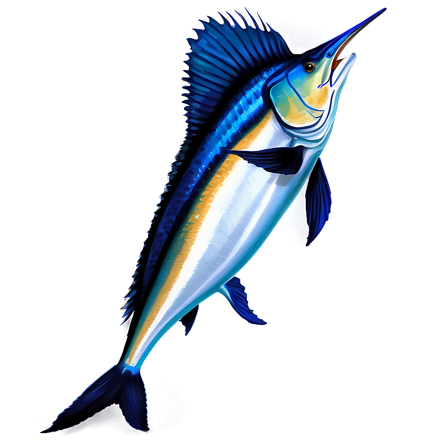 Realistic Sailfish Graphic Png 06262024 PNG Image