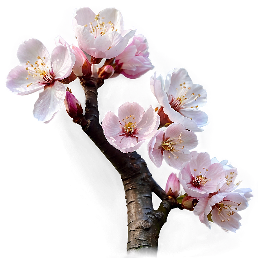 Realistic Sakura Blossom Png Blj PNG Image