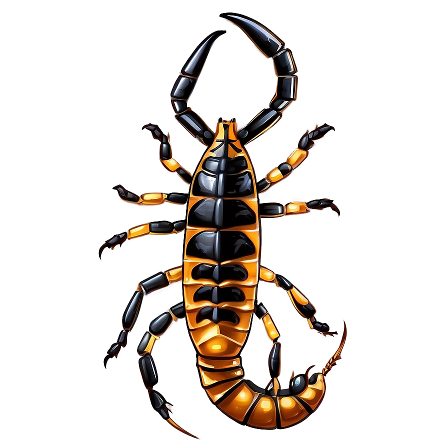 Realistic Scorpion Drawing Png 05242024 PNG Image