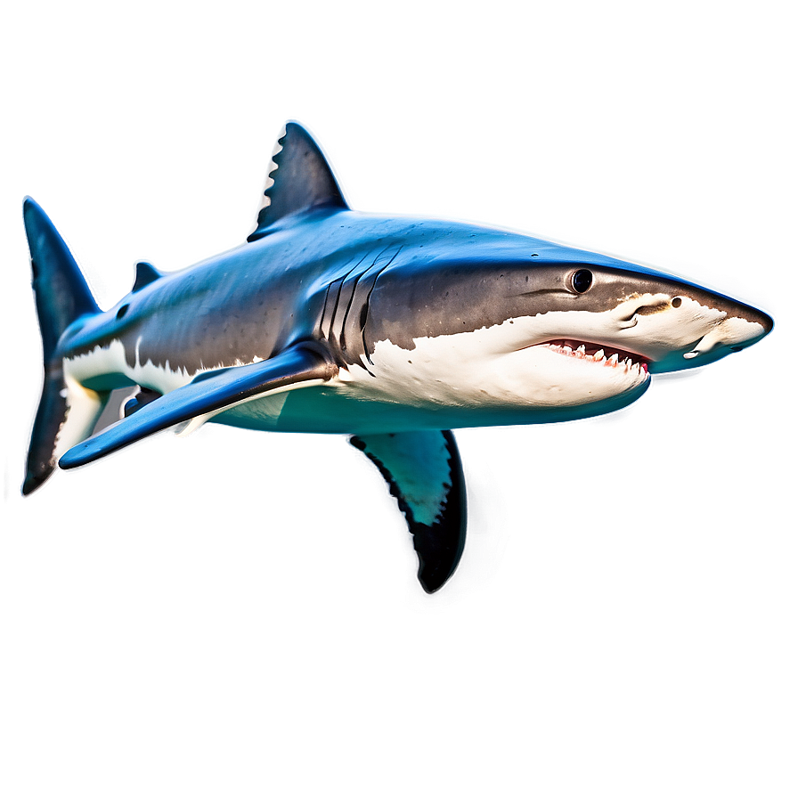 Realistic Tiger Shark Drawing Png Mie17 PNG Image