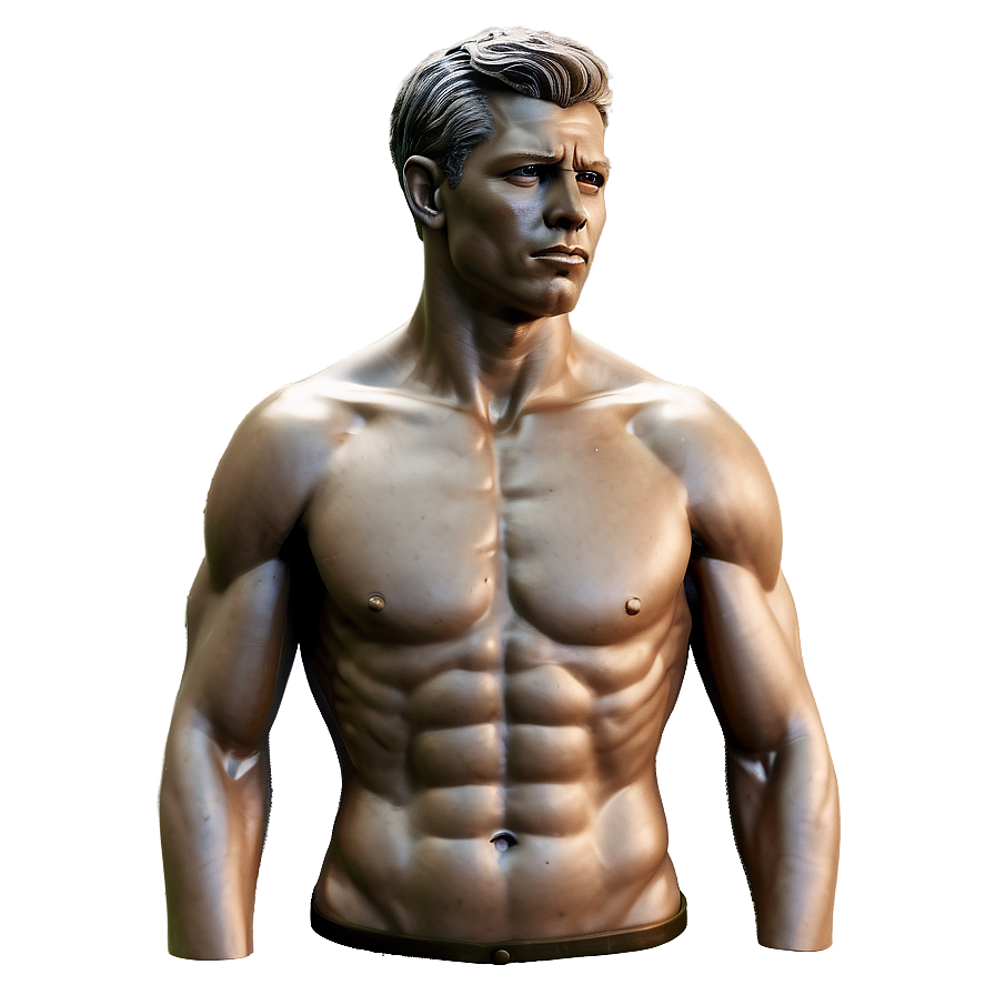 Realistic Torso Sculpture Png 37 PNG Image