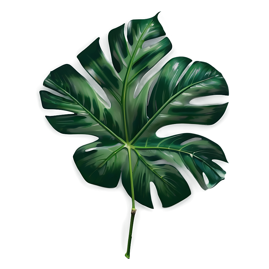 Realistic Tropical Leaf Graphic Png 06122024 PNG Image