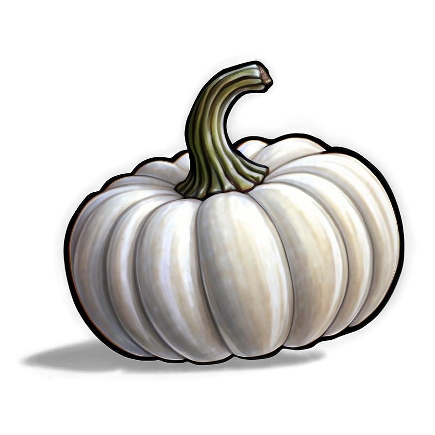 Realistic White Pumpkin Png Ewt PNG Image