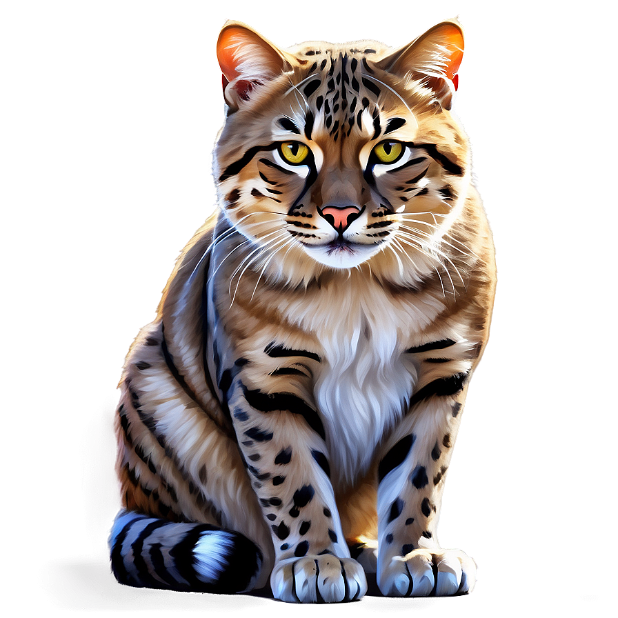 Realistic Wildcat Portrait Png Jol53 PNG Image