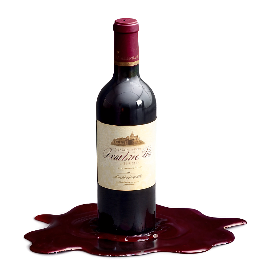 Realistic Wine Spill Png 06282024 PNG Image