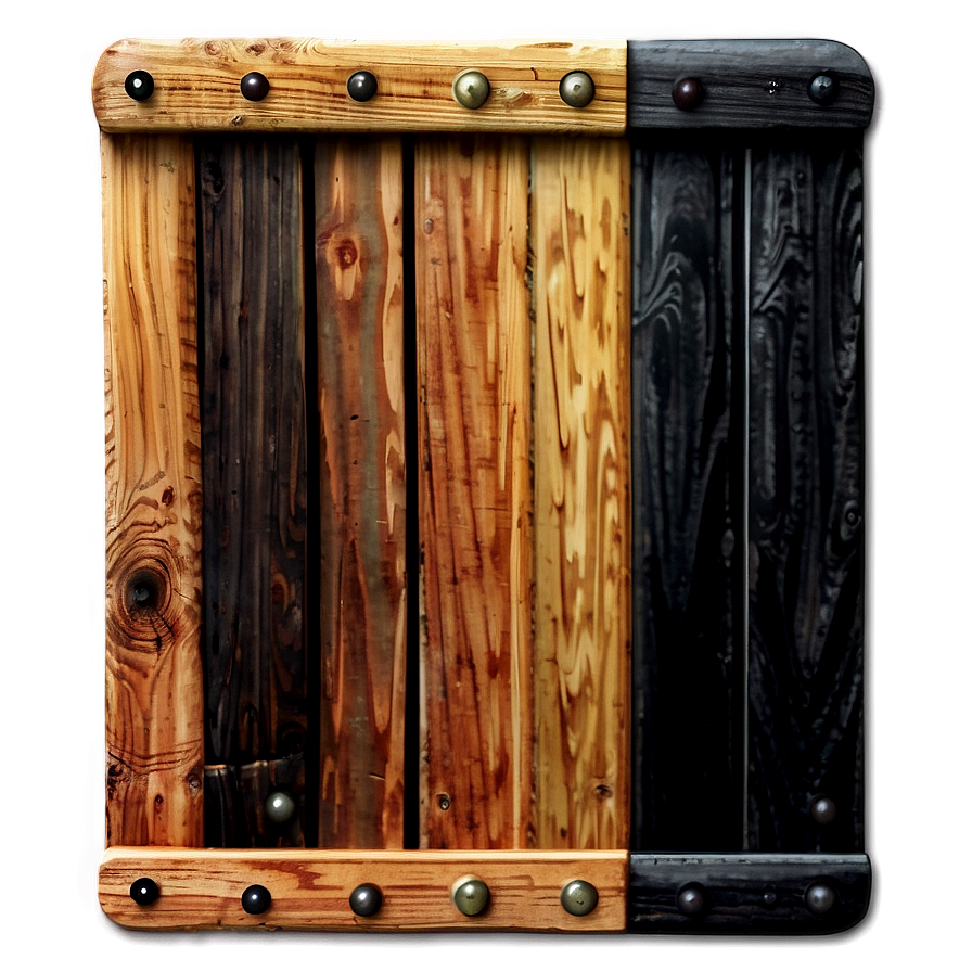 Realistic Wooden Board Png Rle PNG Image