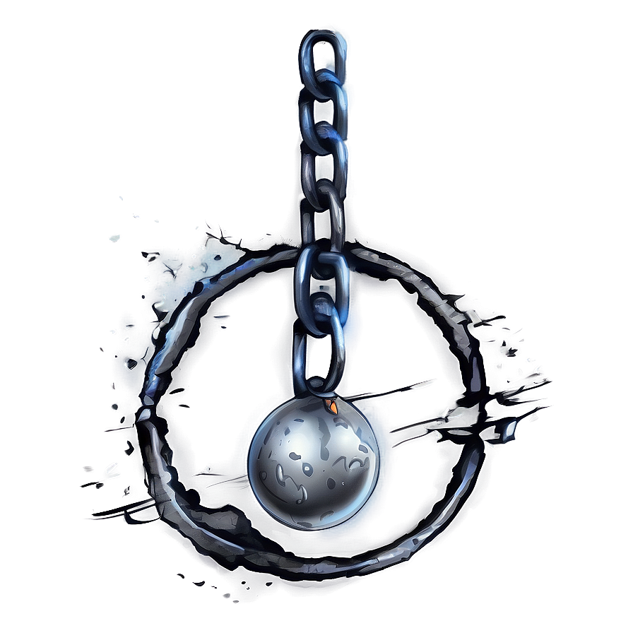 Realistic Wrecking Ball Illustration Png Ekx69 PNG Image