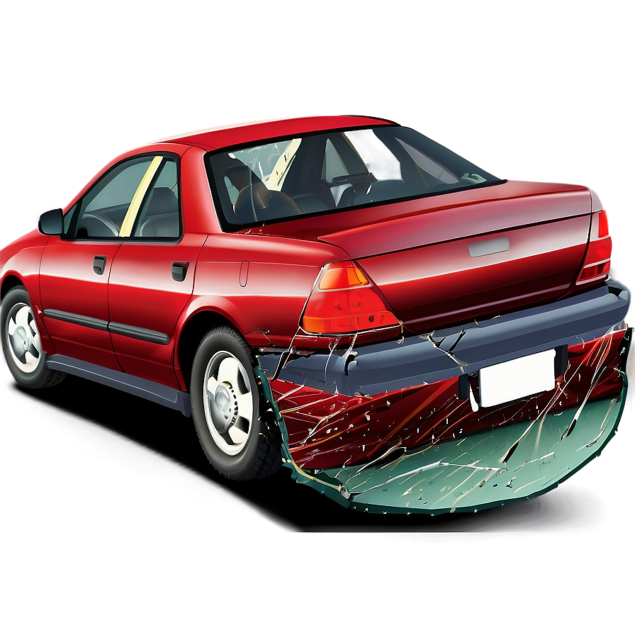 Rear-end Collision Car Png Fod16 PNG Image