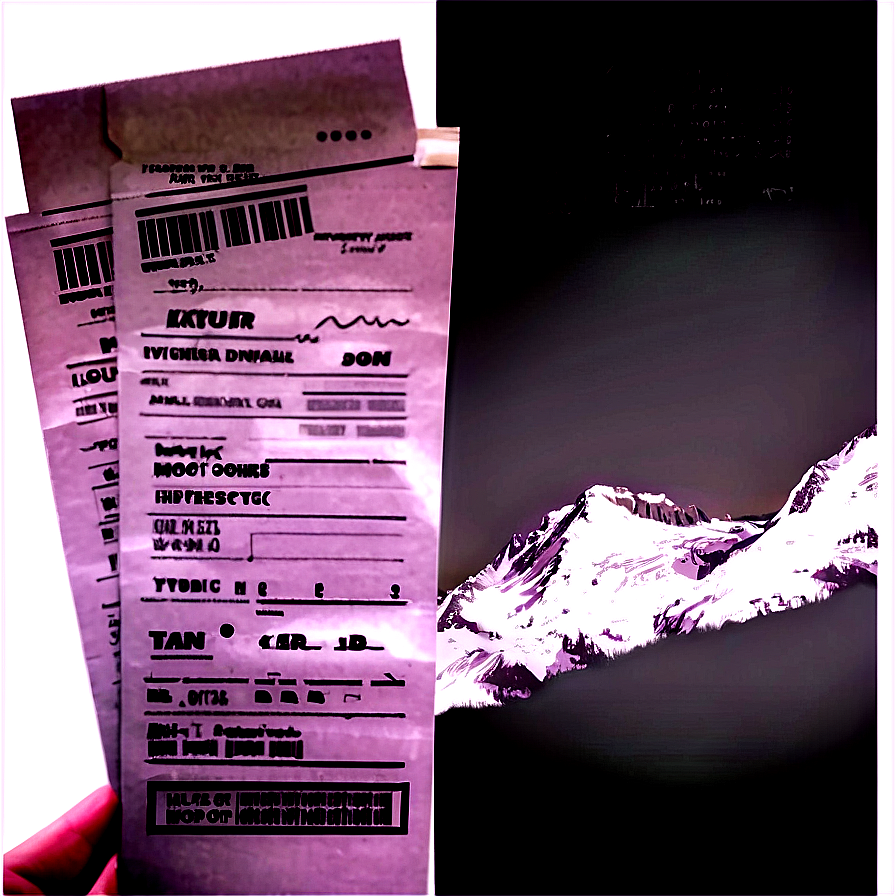 Receipt A PNG Image