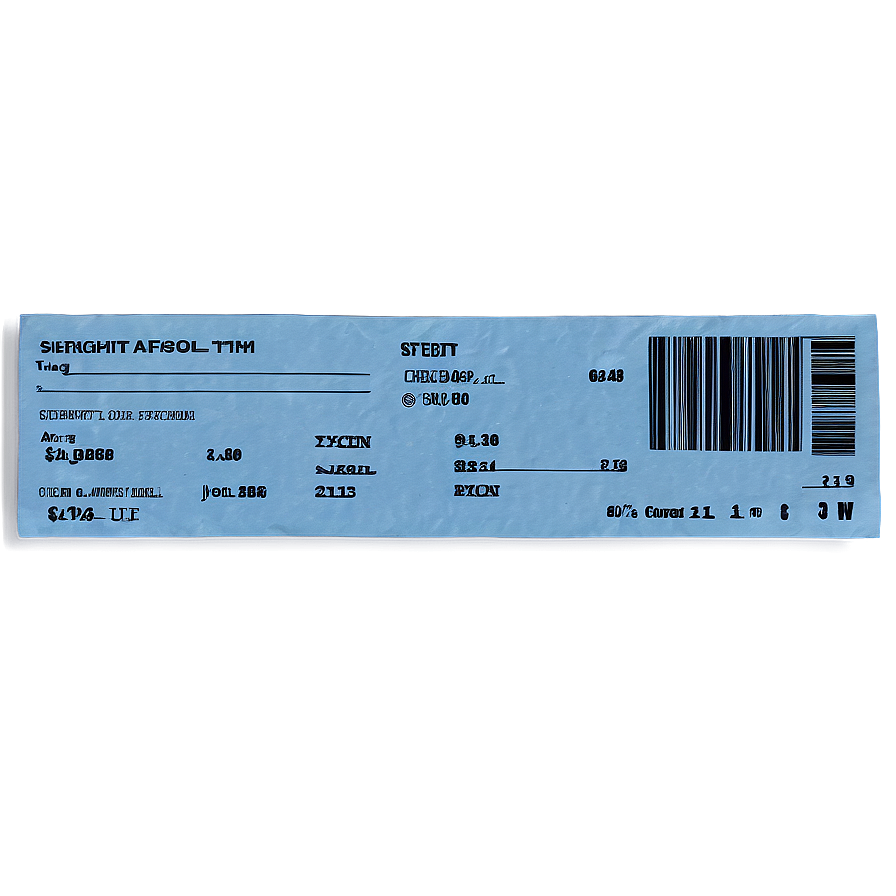 Receipt Design Png 7 PNG Image