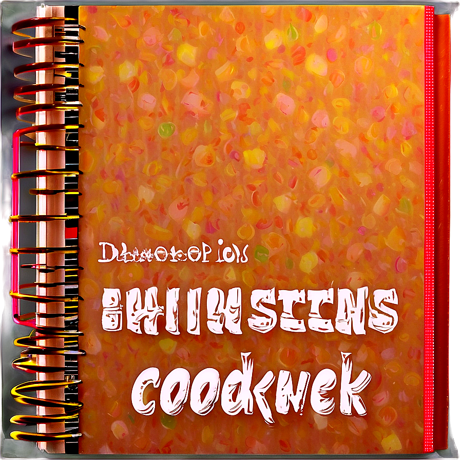 Recipe Cookbook Document Png 05252024 PNG Image