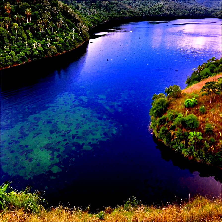 Recreational Lake Created By Dam Png 43 PNG Image