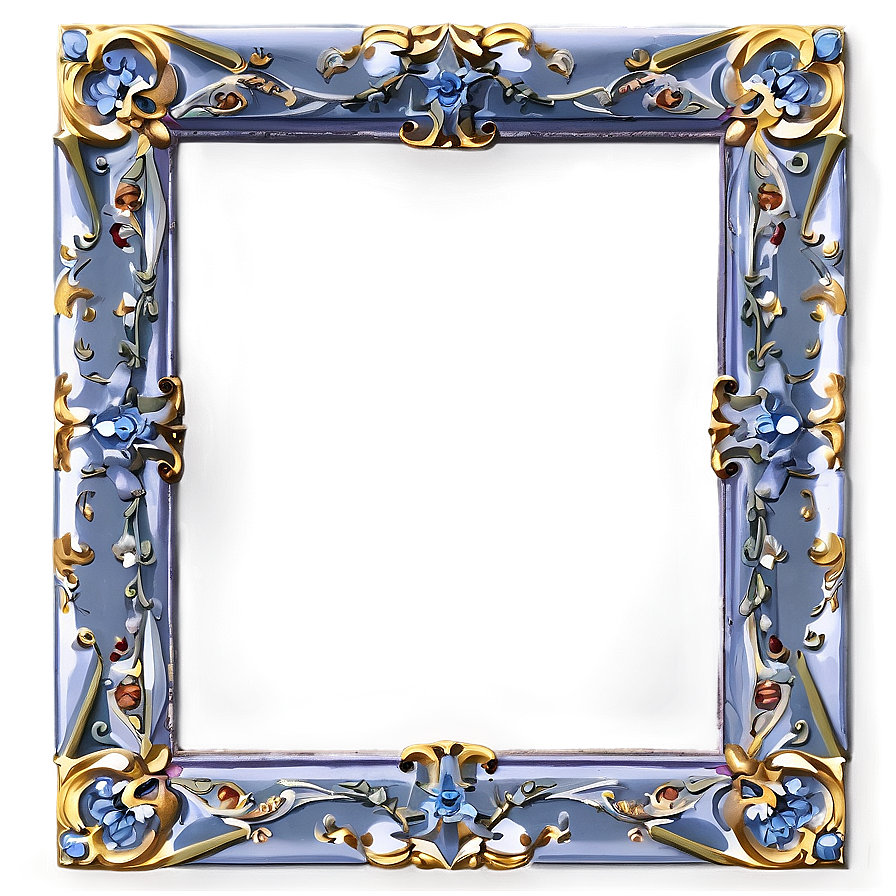 Rectangle Decorative Frame Png 70 PNG Image